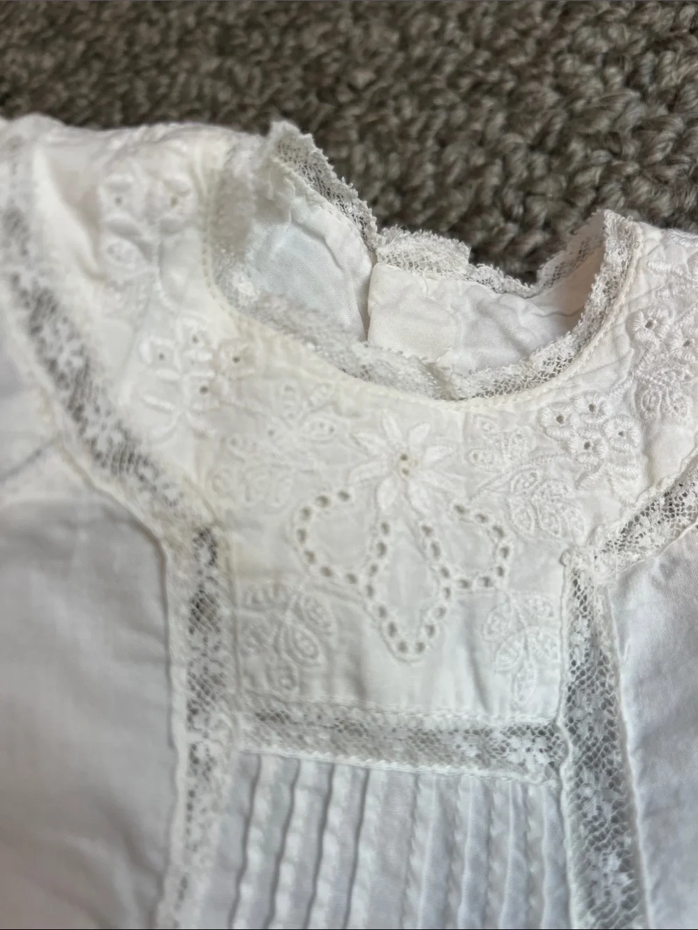 Bonpoint White Baby Girls' Cotton Romper NEW